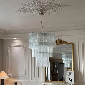 Люстра Murano Tube 48 White